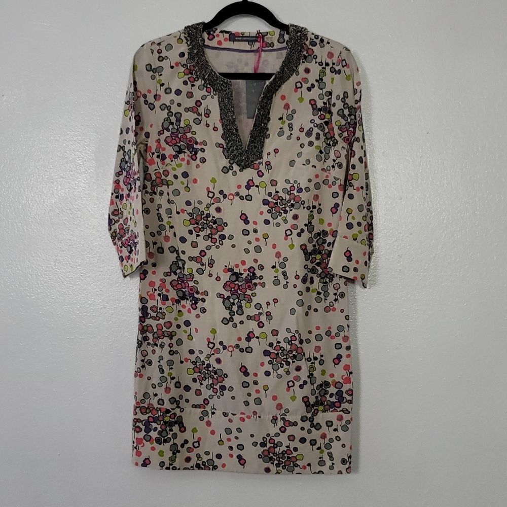 Boden Limited Edition NWT Boatneck Beaded collar Mini Dress